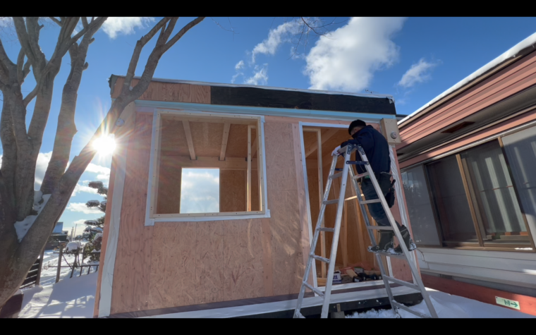 天窓など創意工夫に小さなアルミサッシ4個セット ドゥーパやDIY、小屋