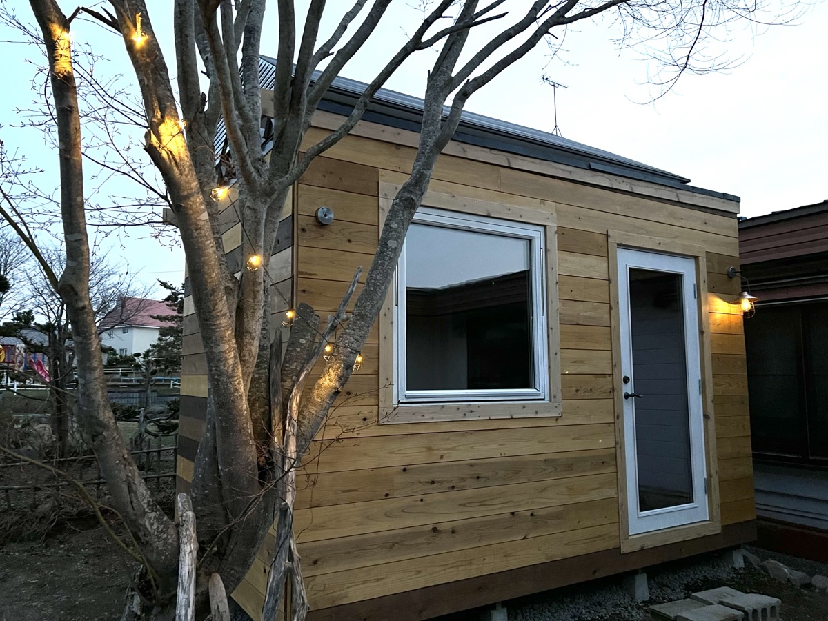 小屋DIY 完成した外観